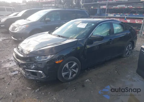 2019 Honda Civic Lx z USA, uszkodzony, nr VIN 19XFC2F60KE206034